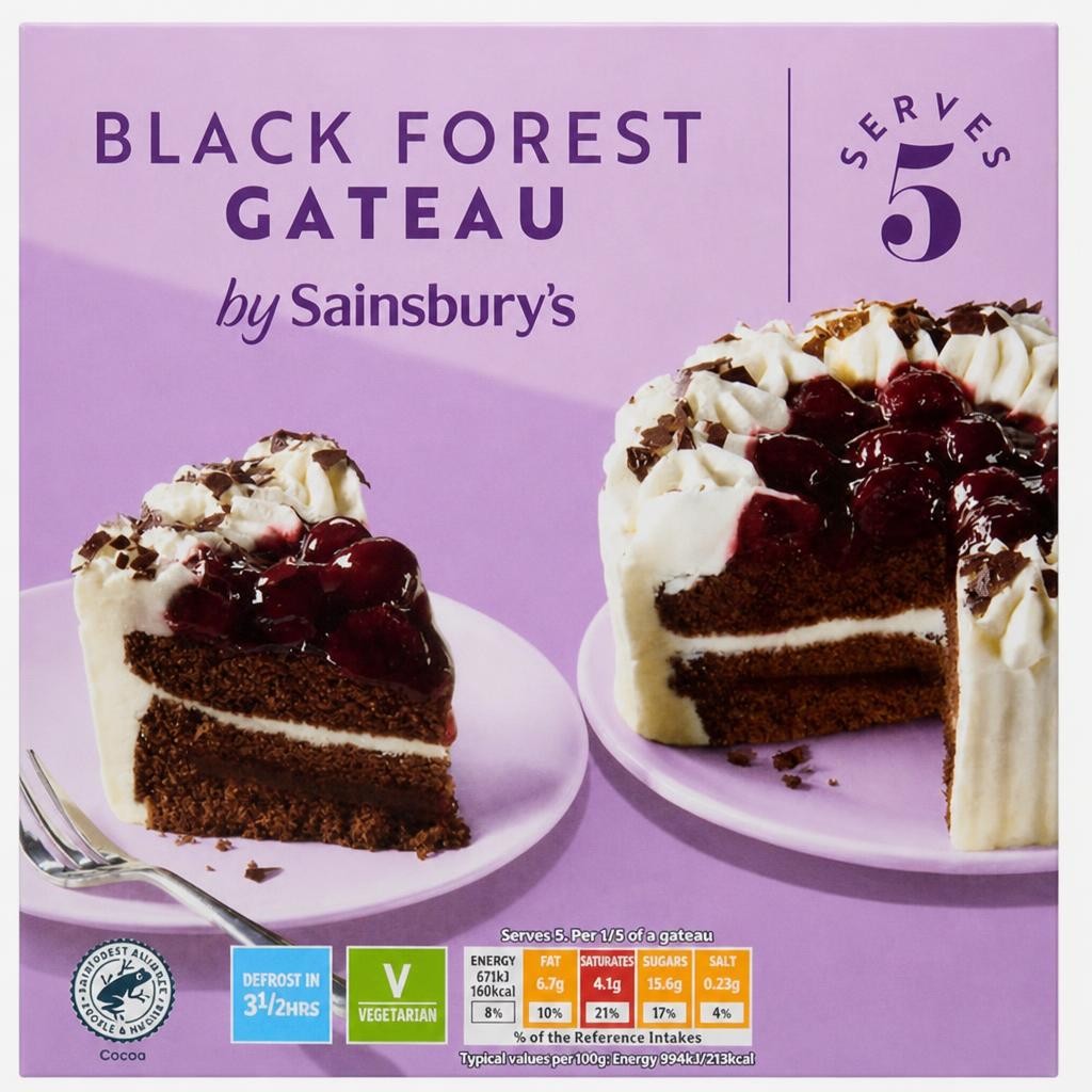 Sainsbury's Blackforest Gateau 375g