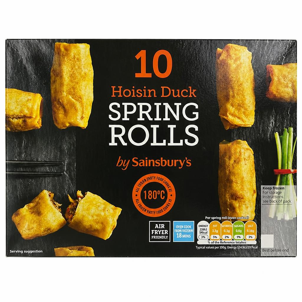Sainsbury's Duck Spring Rolls 10 200g