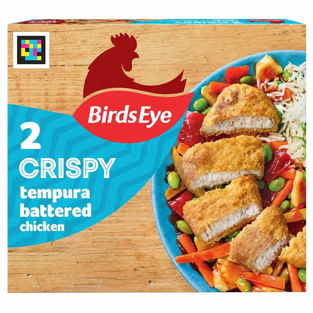 Birds Eye 2 x Crispy Tempura Battered Chicken Breast Steaks 170g