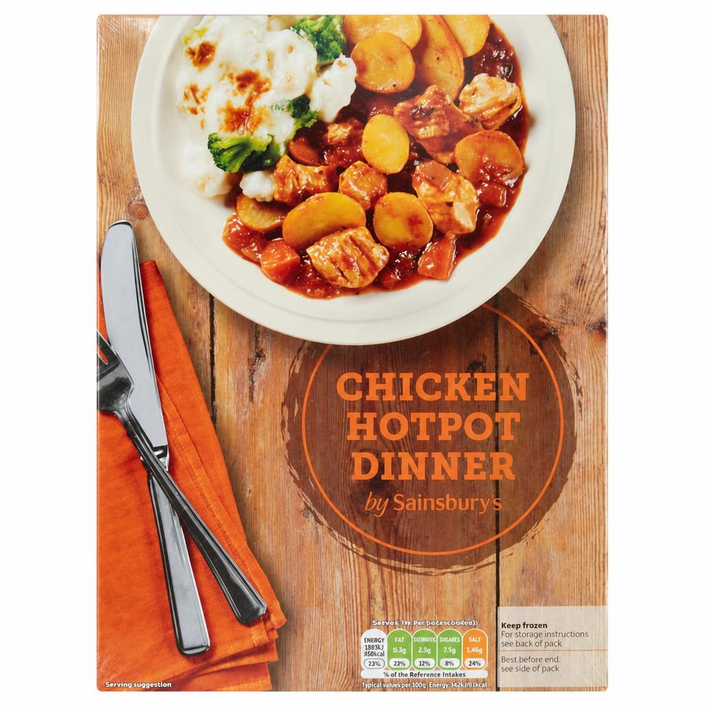 Sainsbury's Chicken Hotpot Dinner Ready Meal For 1 400g