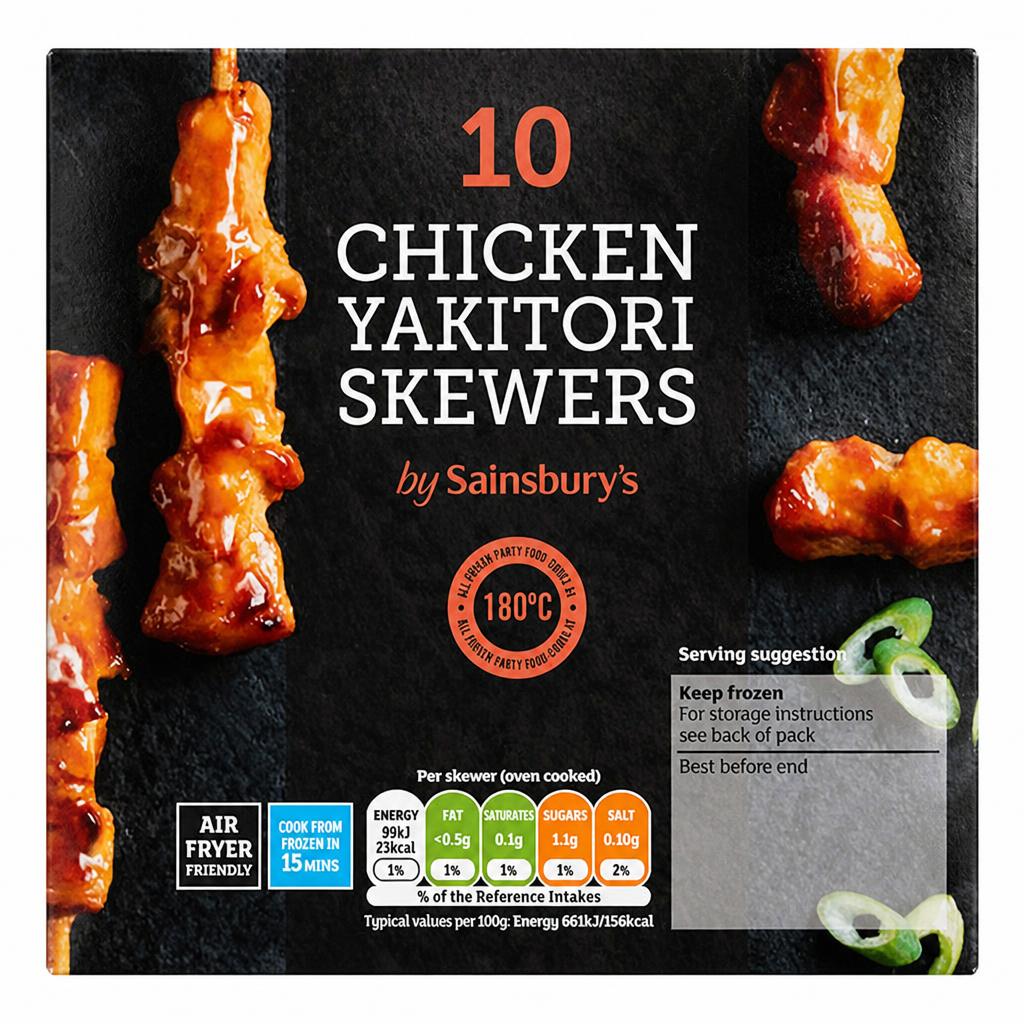 Sainsbury's Chicken Yakitori Skewers x10 180g