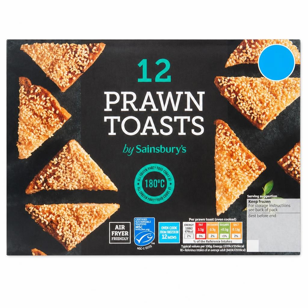 Sainsbury's Prawn Toasts x12 189g