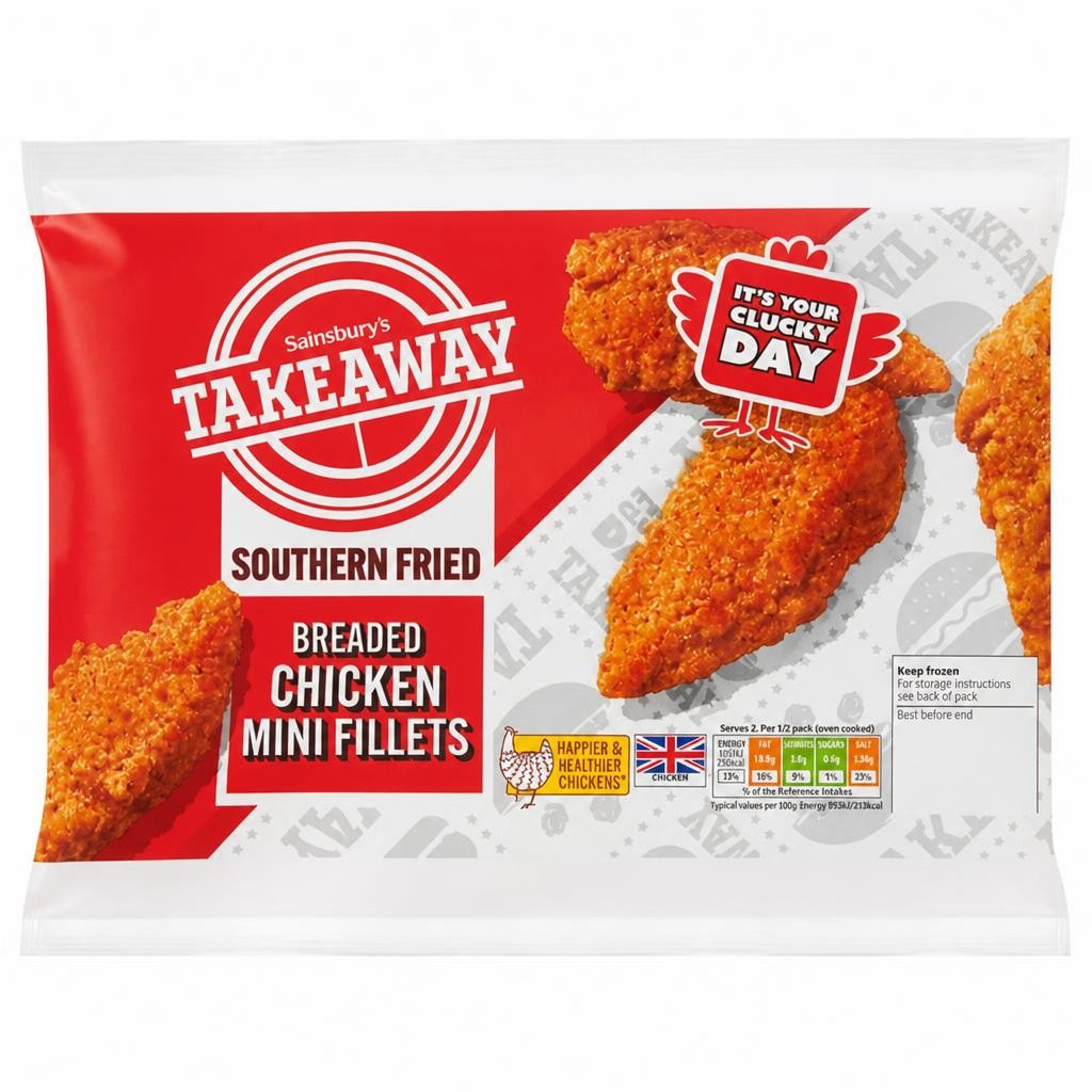 Sainsbury's Southern Fried Chicken Mini Fillets 300g