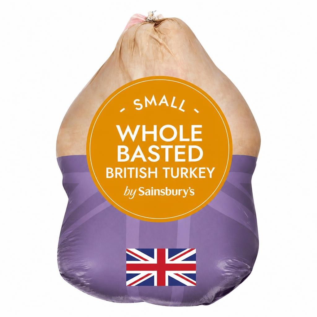 Sainsbury's Small Whole Basted British Turkey