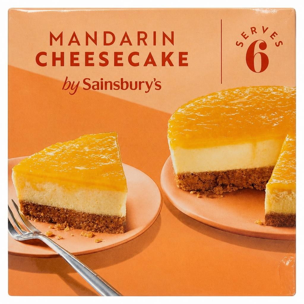 Sainsbury's Mandarin Cheesecake 500g