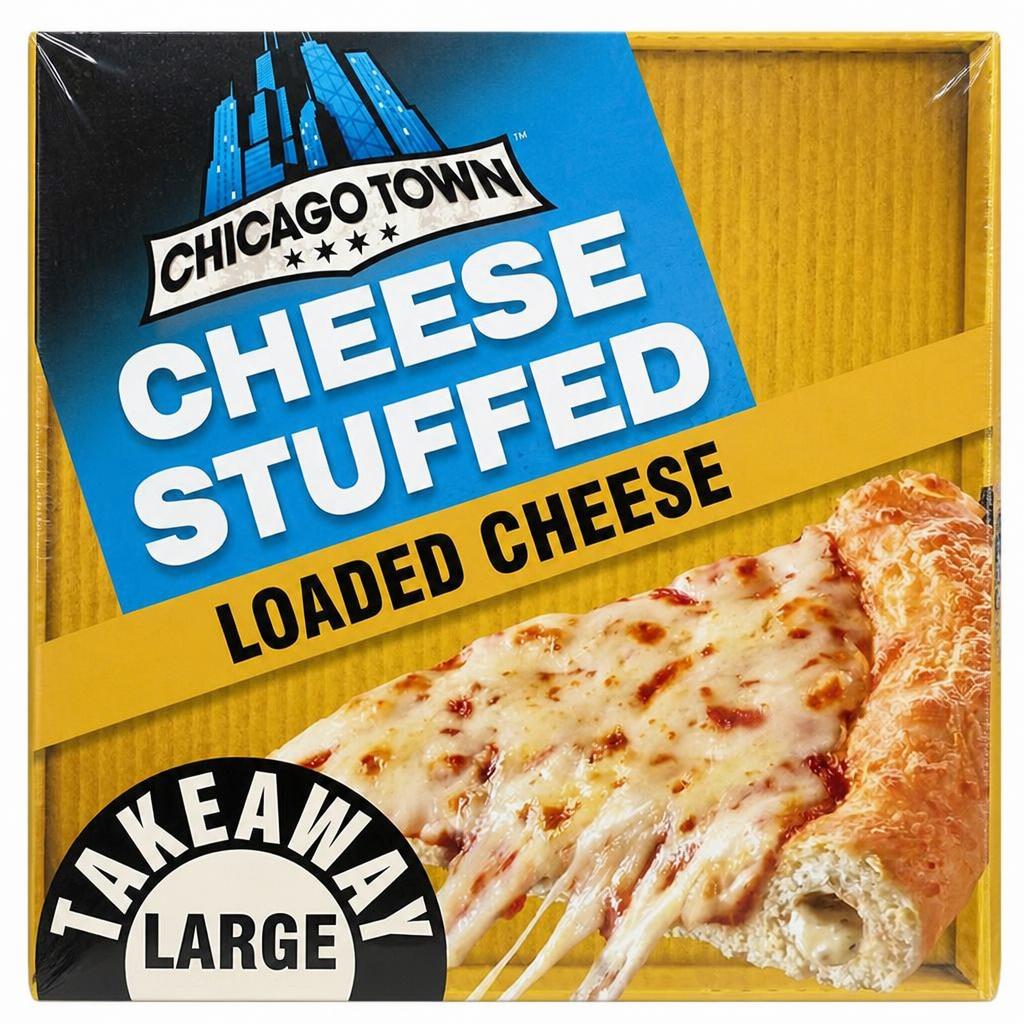 Chicago Town Takeaway Cheesy Stuffed Cheese Pizza 630g