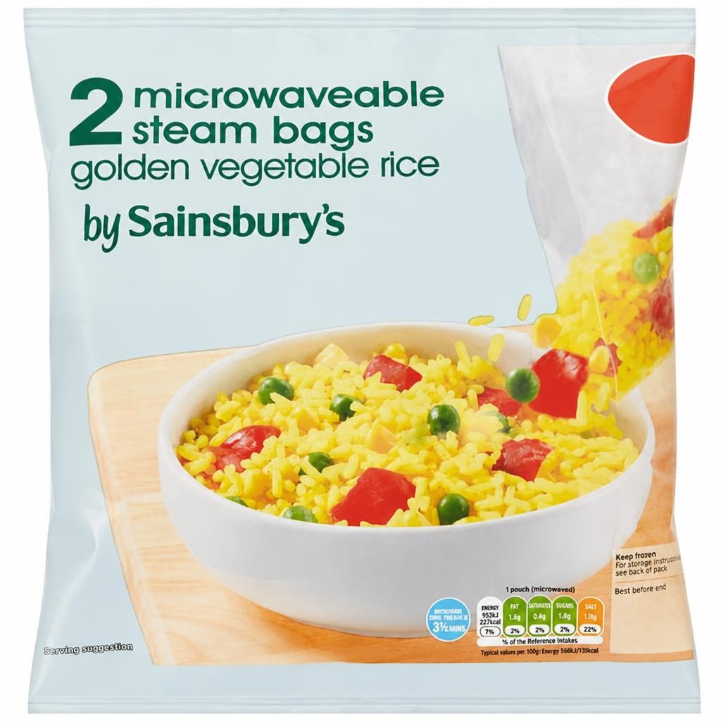 Sainsbury's Golden Vegetable Rice 380g