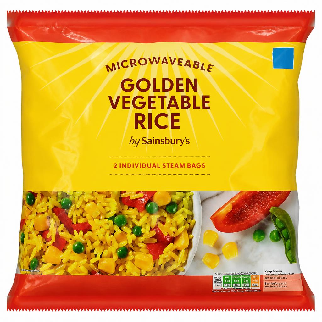 Sainsbury's Golden Vegetable Rice 380g