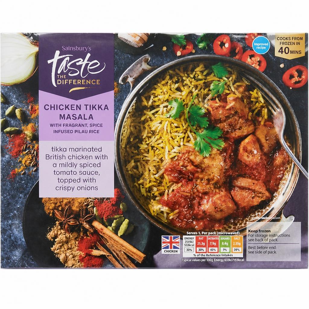 Sainsbury's Chicken Tikka Masala, Taste the Difference 400g (Meal for 1)