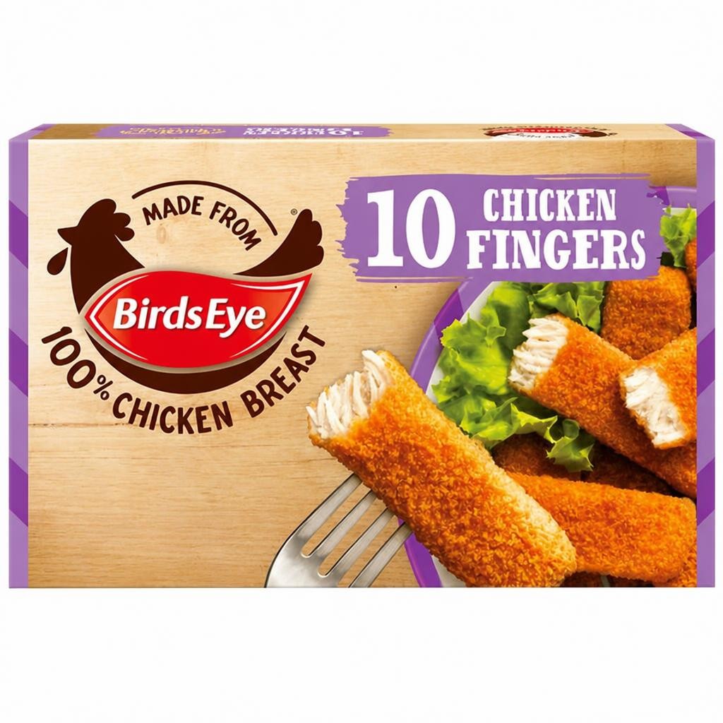 Birds Eye Chicken Fingers with Golden Wholegrain x10 250g