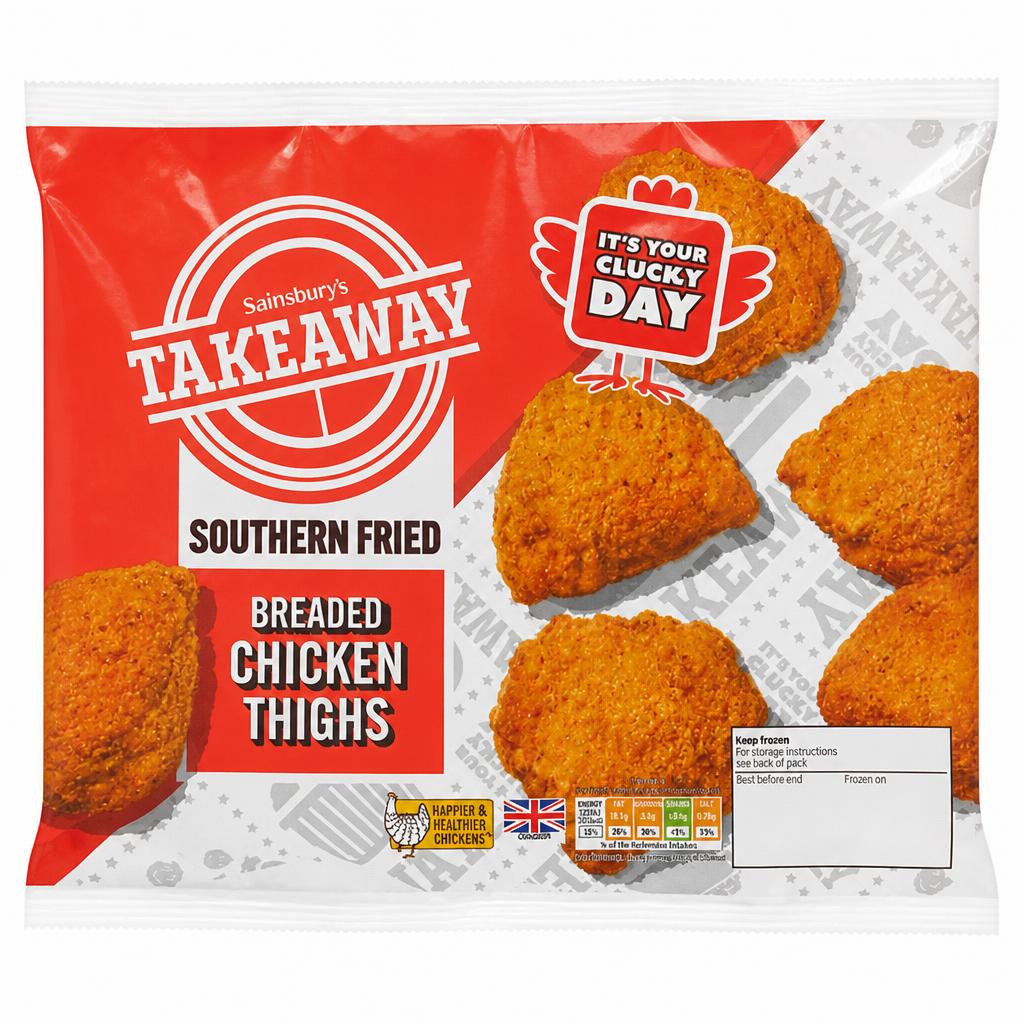 Sainsbury's Southern Fried Chicken Thighs 700g