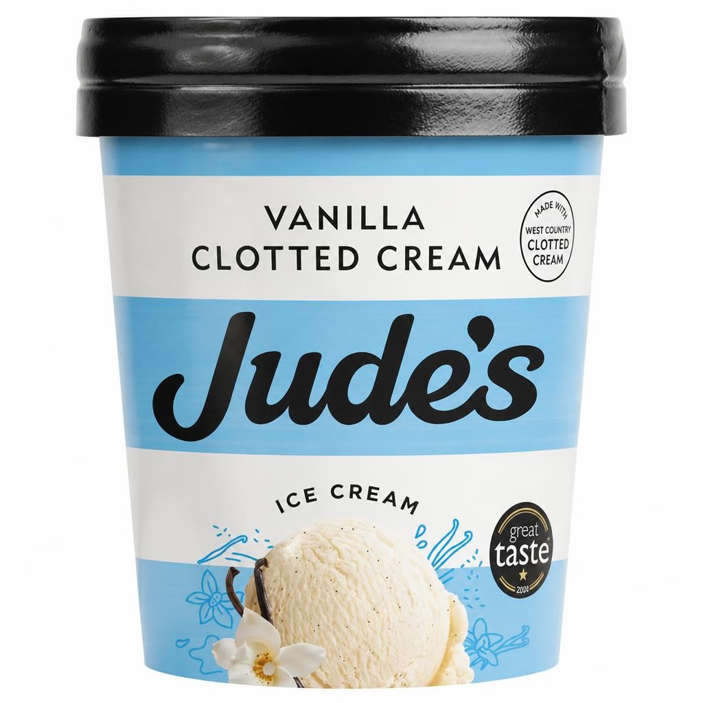 Jude's Vanilla Clotted Cream Dairy Ice Cream 460ml
