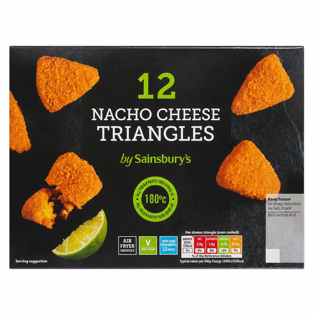 Sainsbury's Nacho Cheese Triangles x12 240g