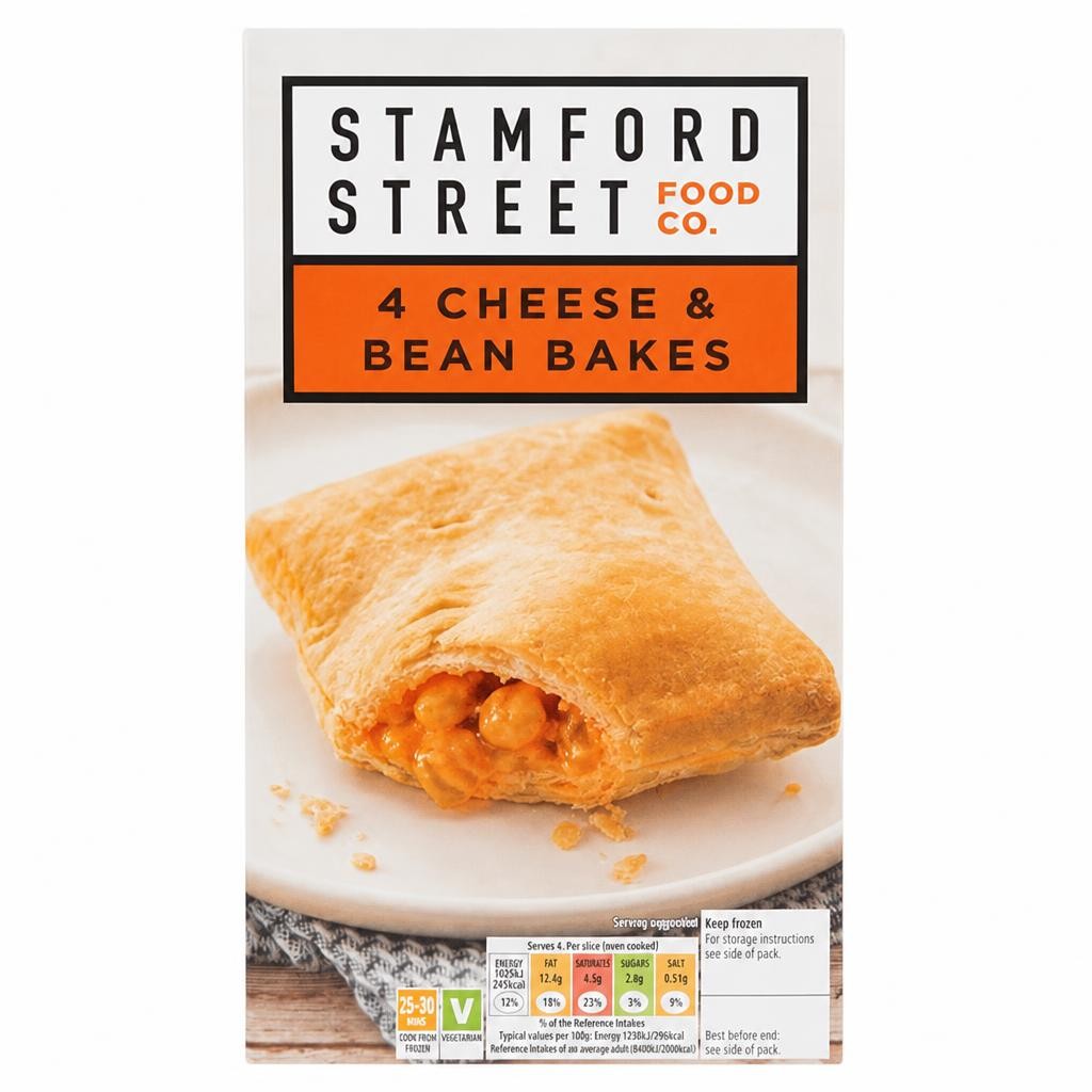 Stamford Street Co. Cheese & Bean Bakes 4x100g