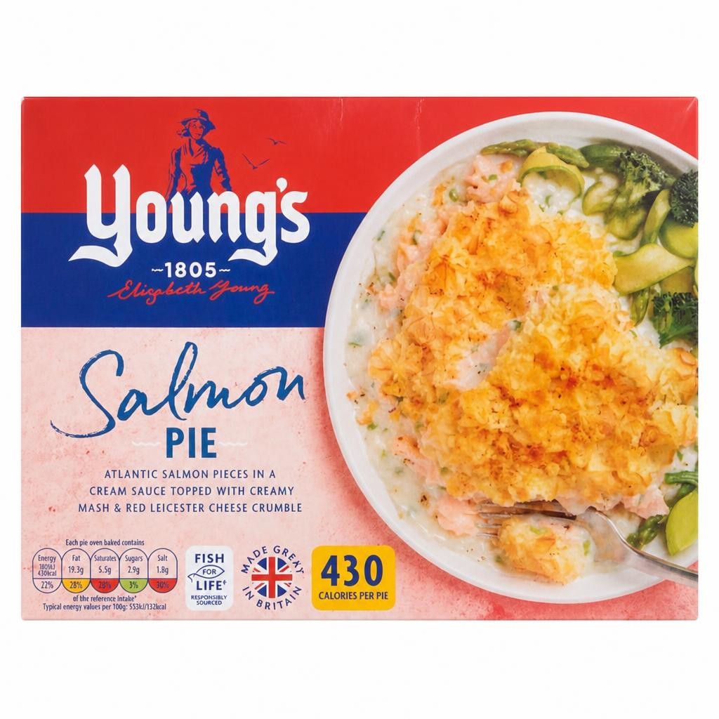 Young's Salmon Pie 375g