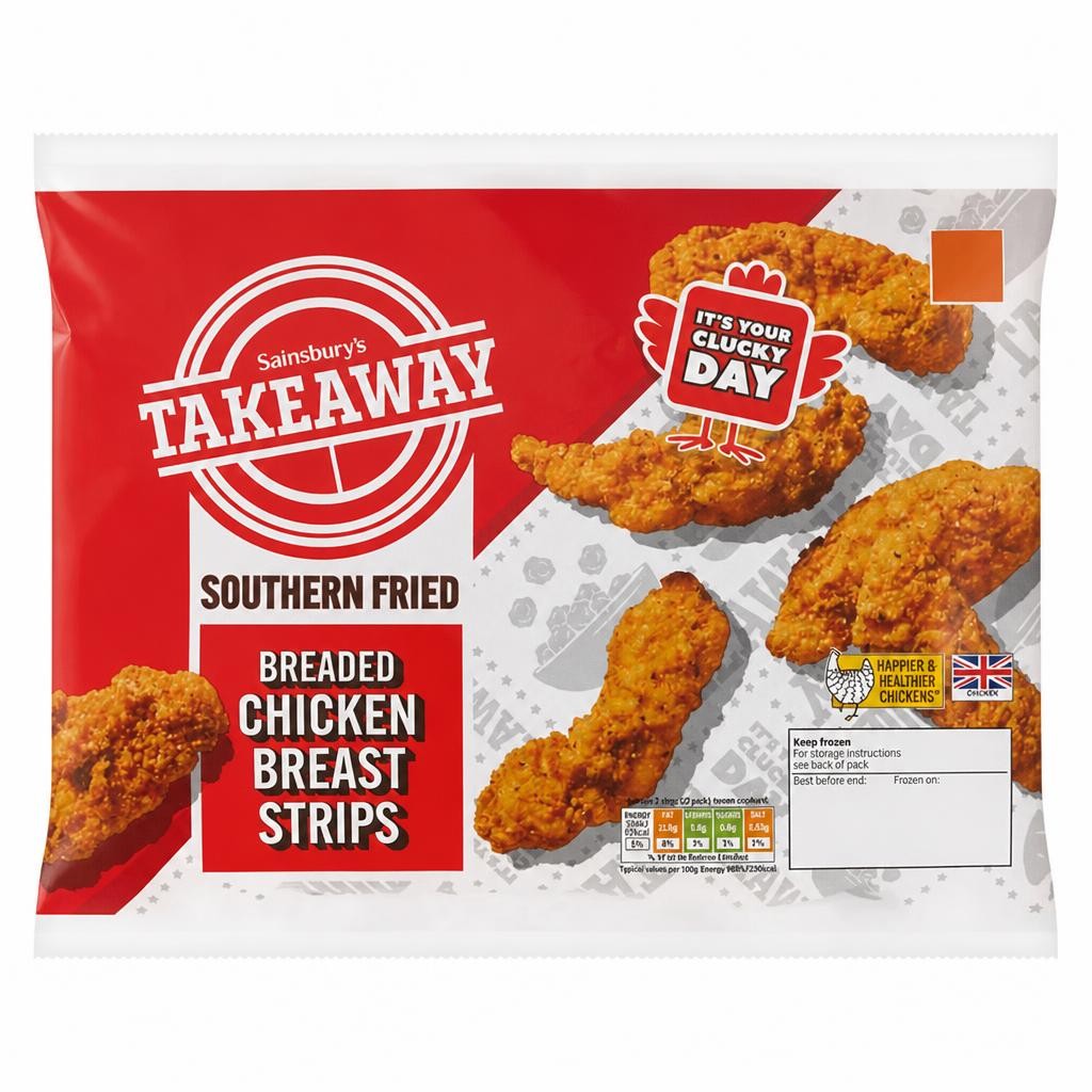 Sainsbury's Southern Fried Breast Strips 400g
