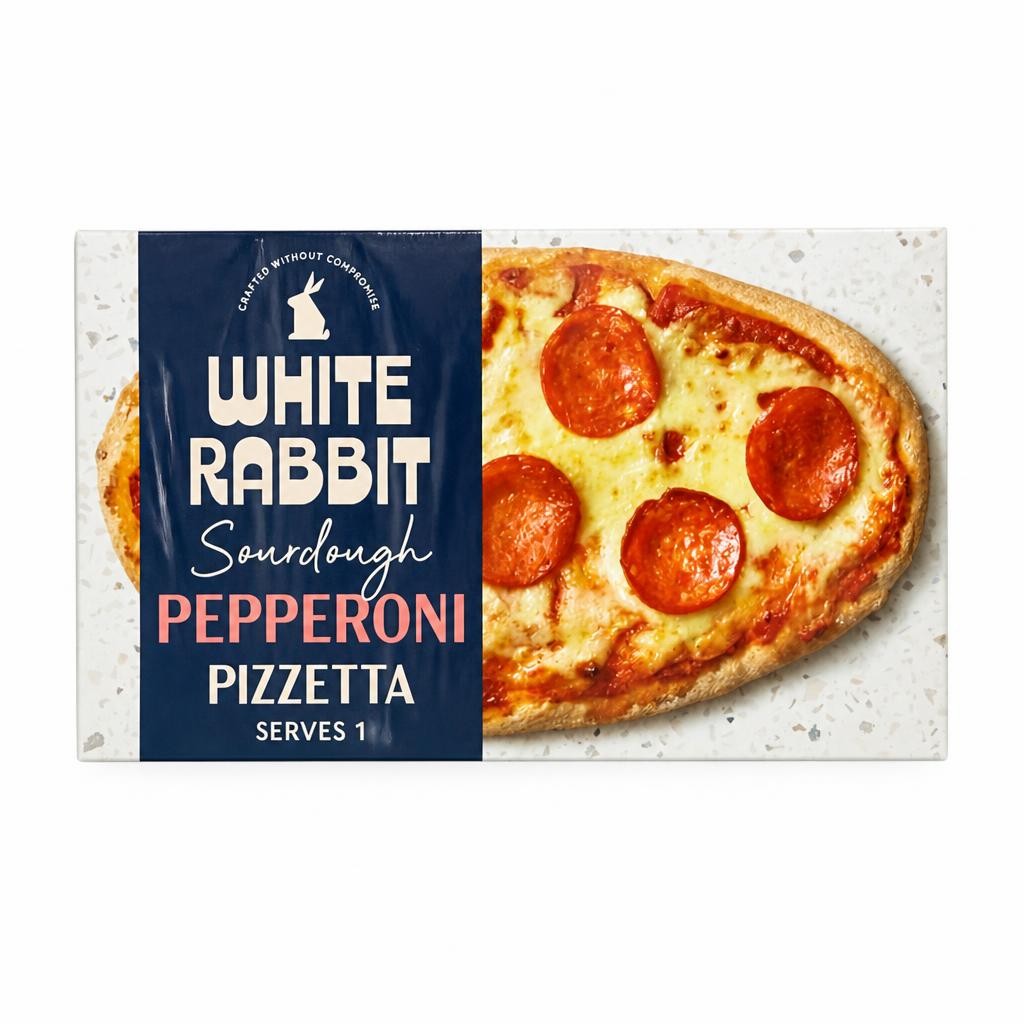 White Rabbit 175g Gluten Free Sourdough Pepperoni Pizzetta