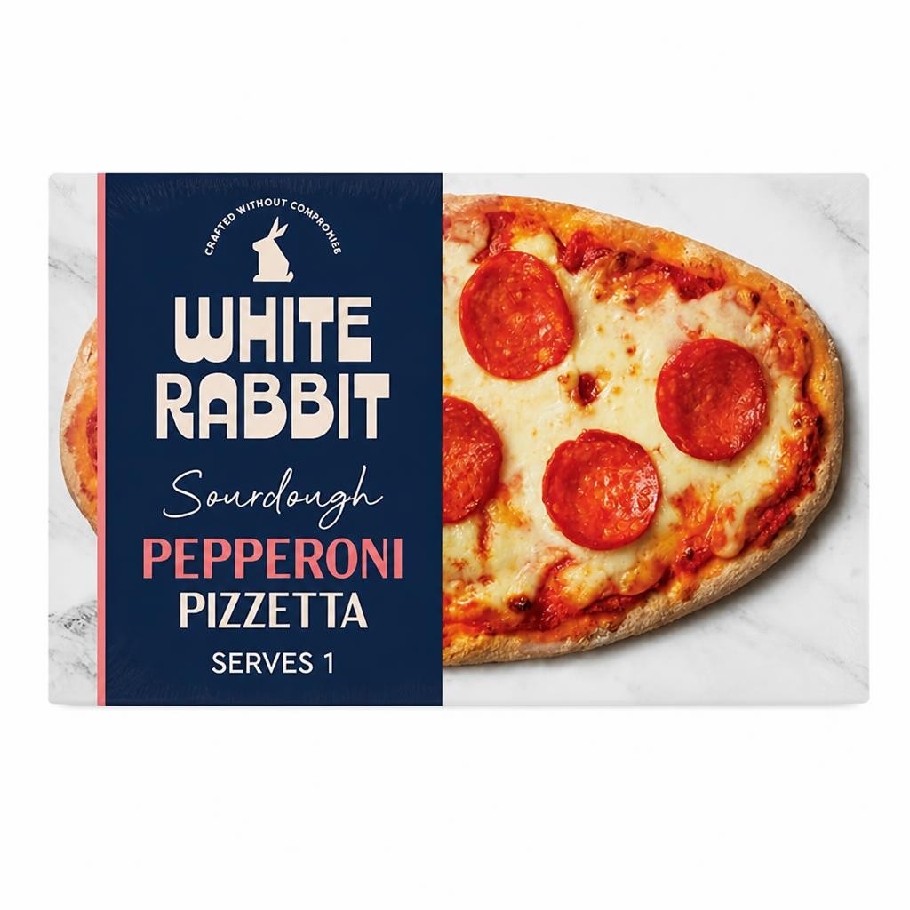 White Rabbit 175g Pepperoni Gluten Free Sourdough Pizzetta