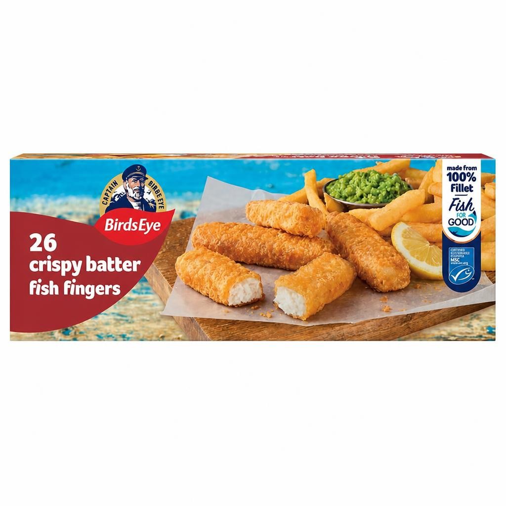 Birds Eye Battered Fish Fingers x26 728g