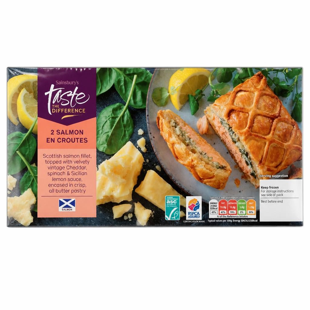 Sainsbury's Salmon Wellington, Taste the Difference 380g