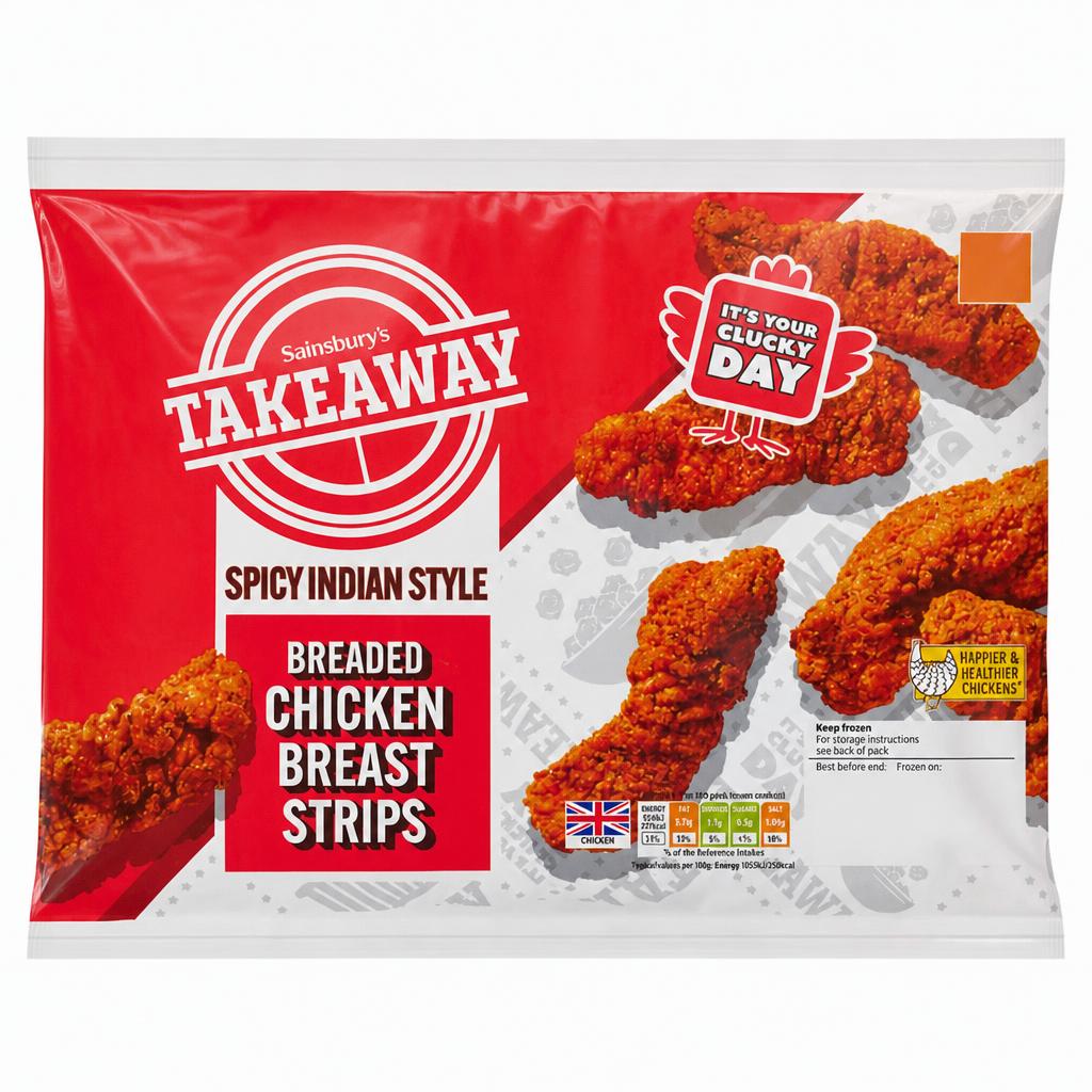 Sainsbury's Spiced Chicken Breast Strips 400g