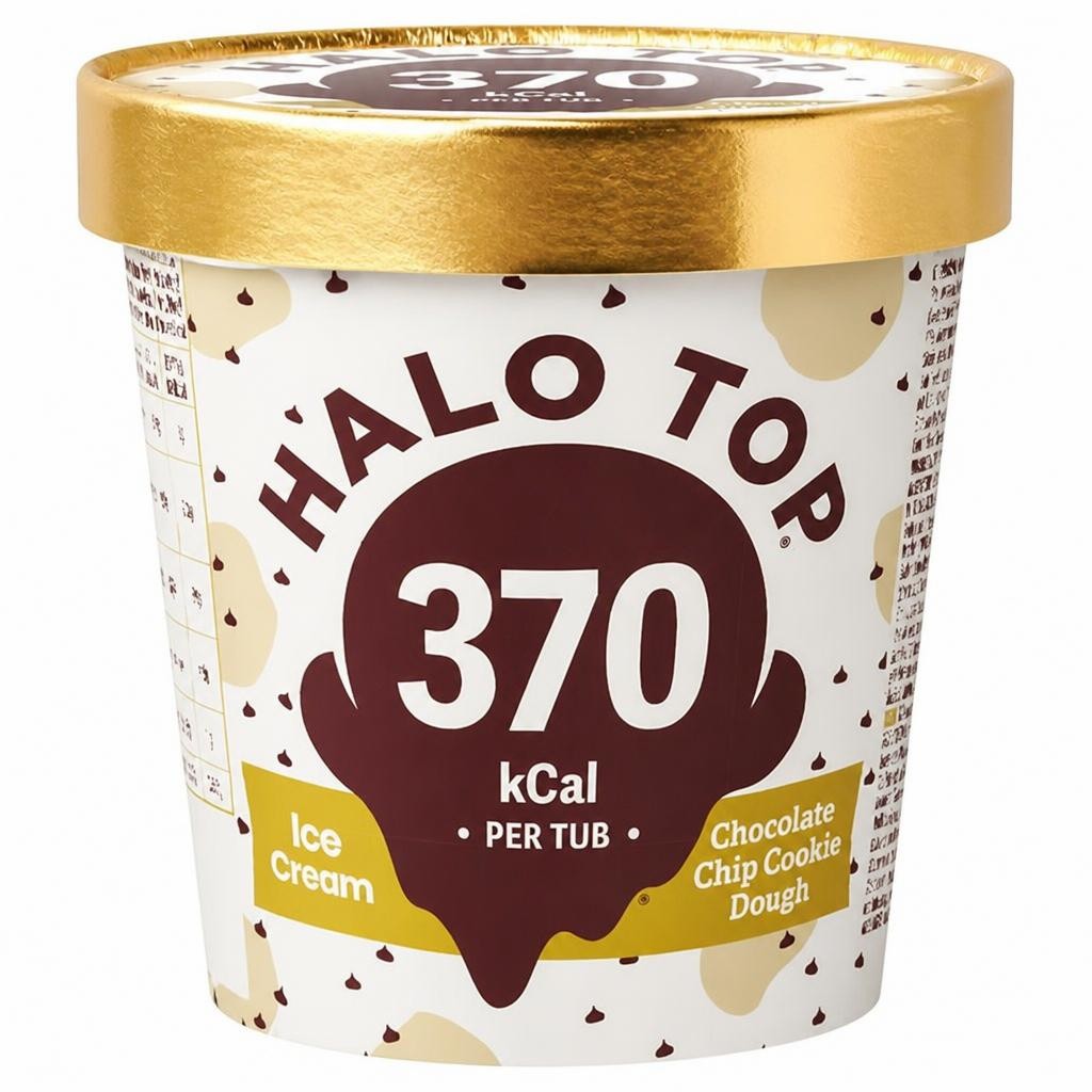 Halo Top Ice Cream Chocolate Chip Cookie Dough 460ml