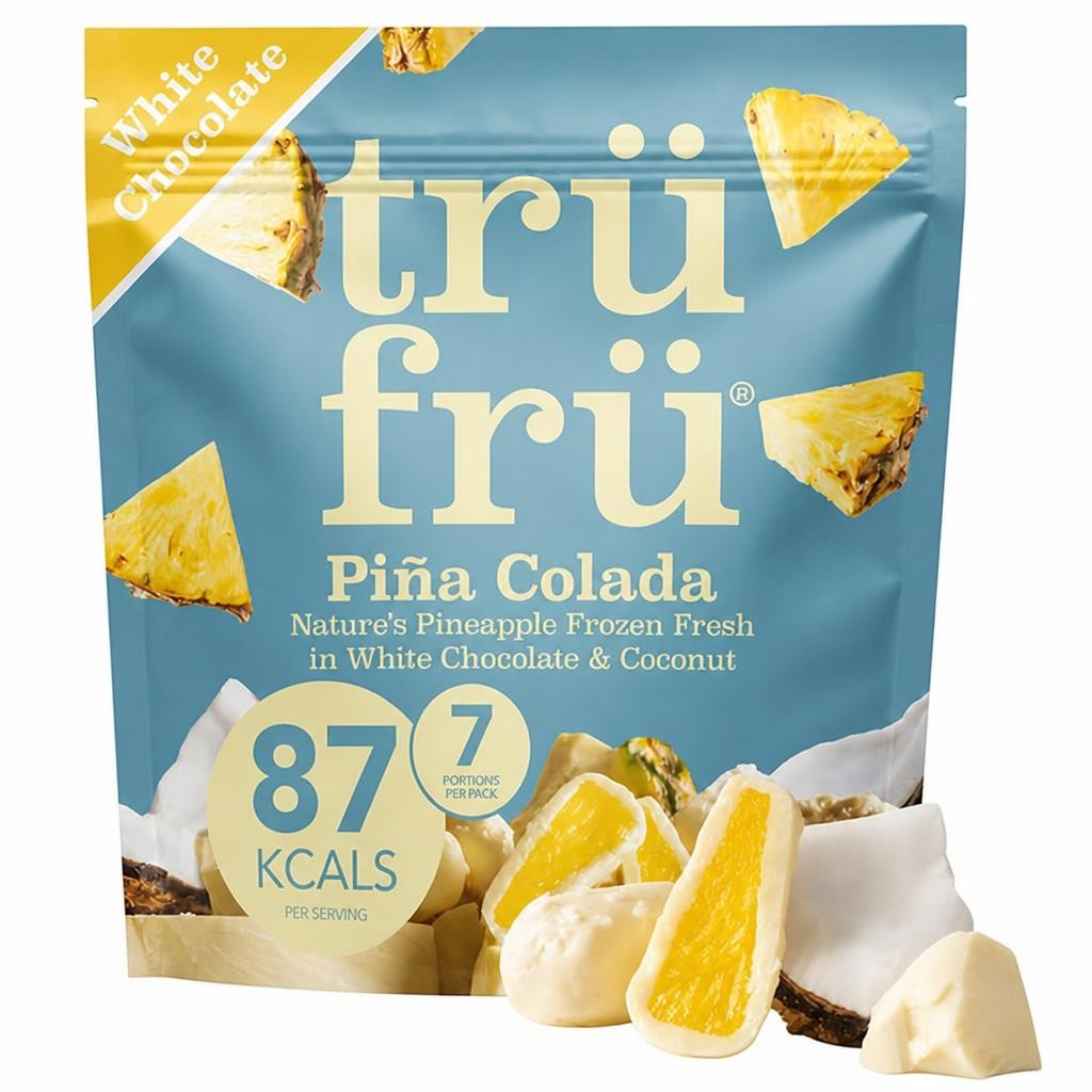 trufru Pina Colada in White Chocolate & Coconut 200g