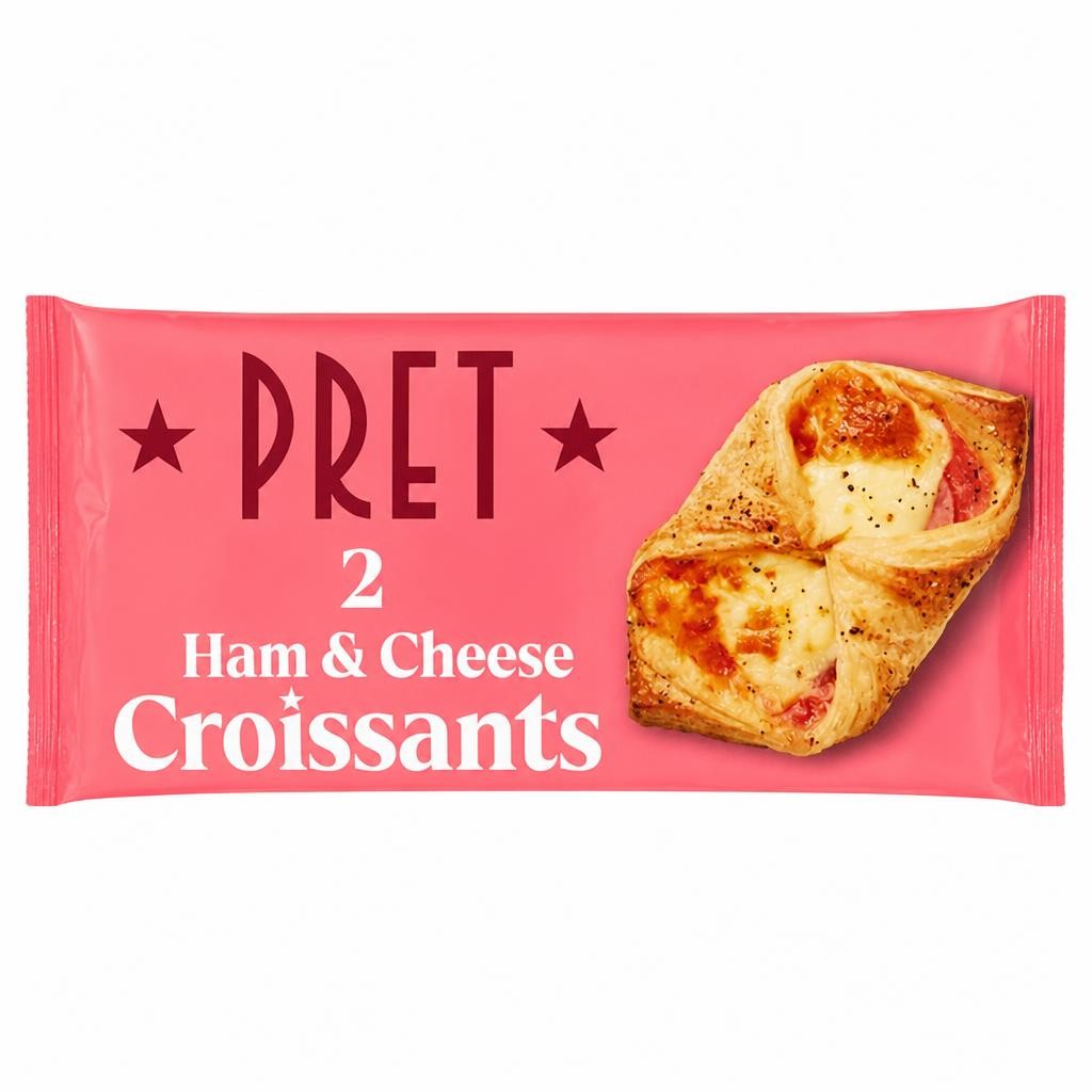 Pret Ham & Cheese Croissants x2 220g