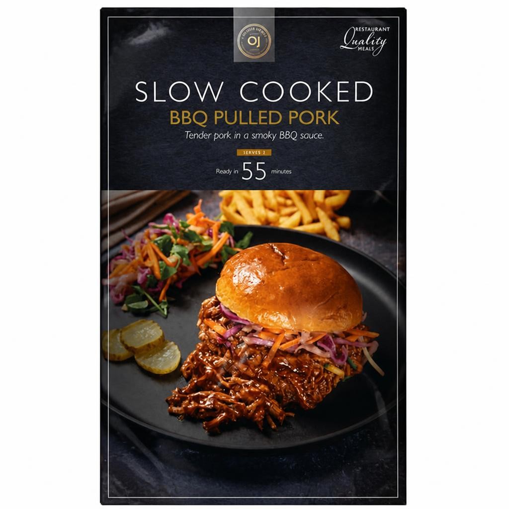 Oliver James Slow Cooked BBQ Pulled Pork 400g