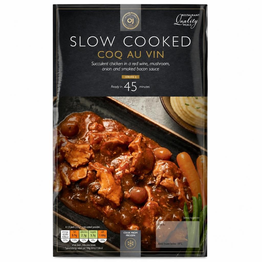 Oliver James Slow Cooked Coq Au Vin 340g