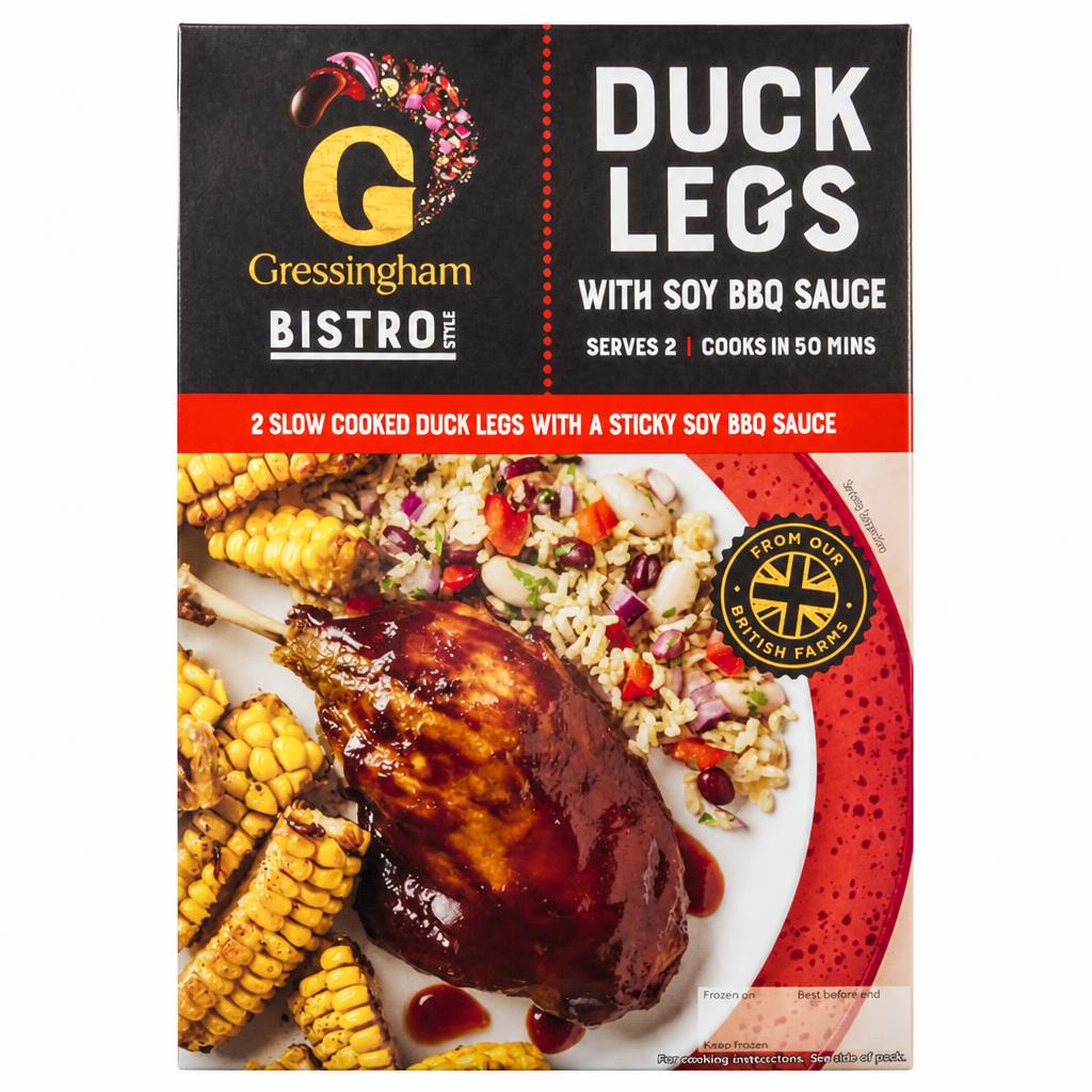 Gressingham Bistro Style Duck Legs with Soy BBQ Sauce 520g