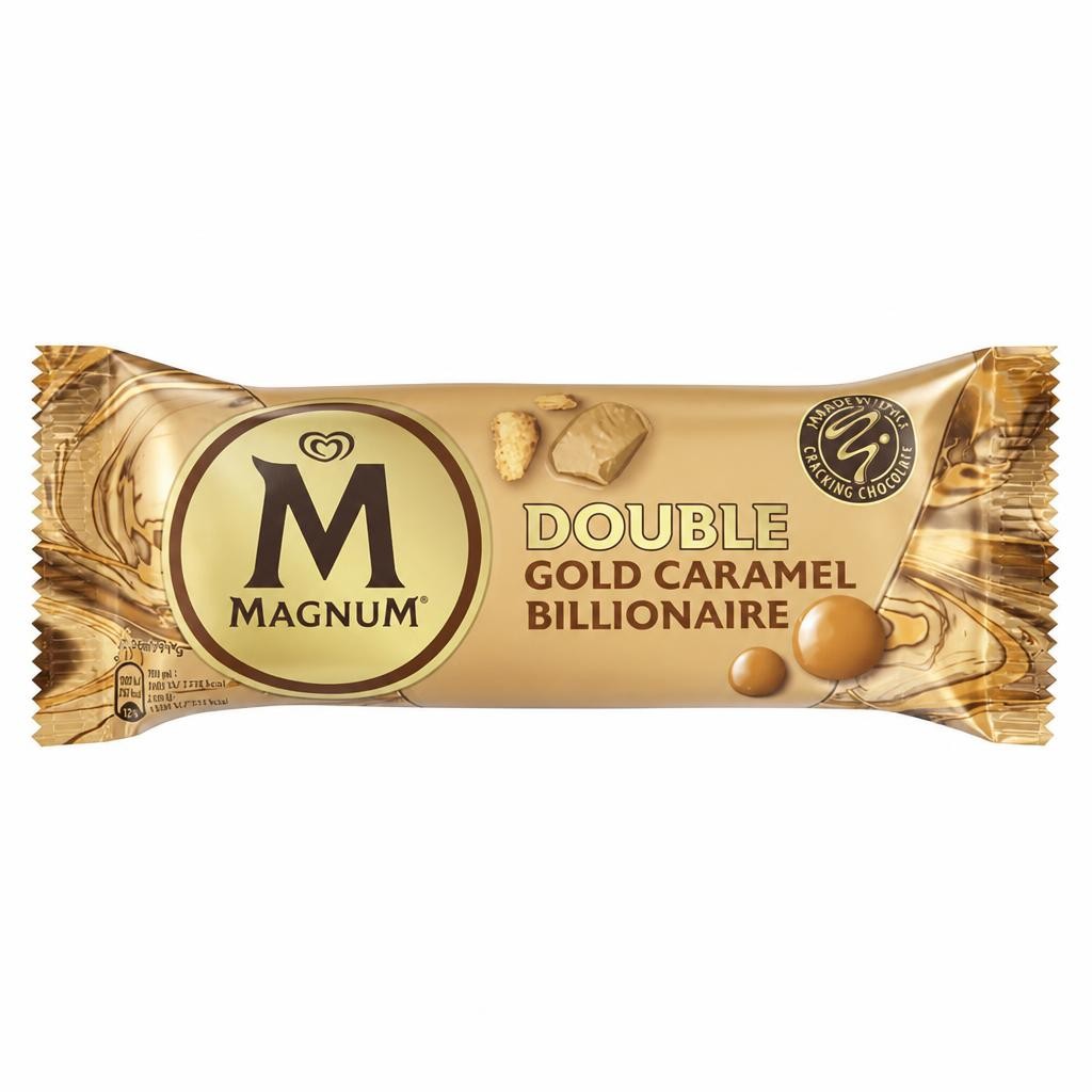 Magnum 85ml Double Gold Caramel Billionaire Ice Cream Stick