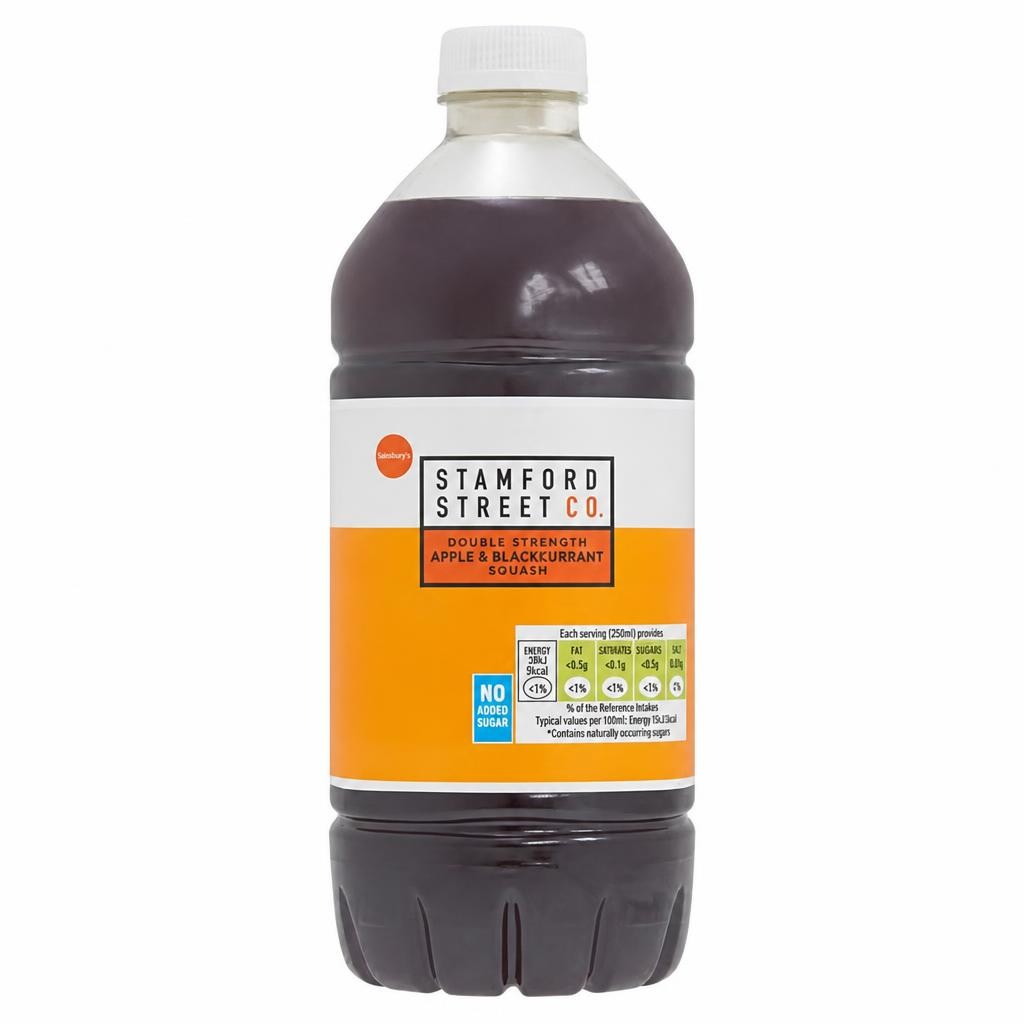 Stamford Street Co. Double Strength Apple & Blackcurrant Squash 750ml