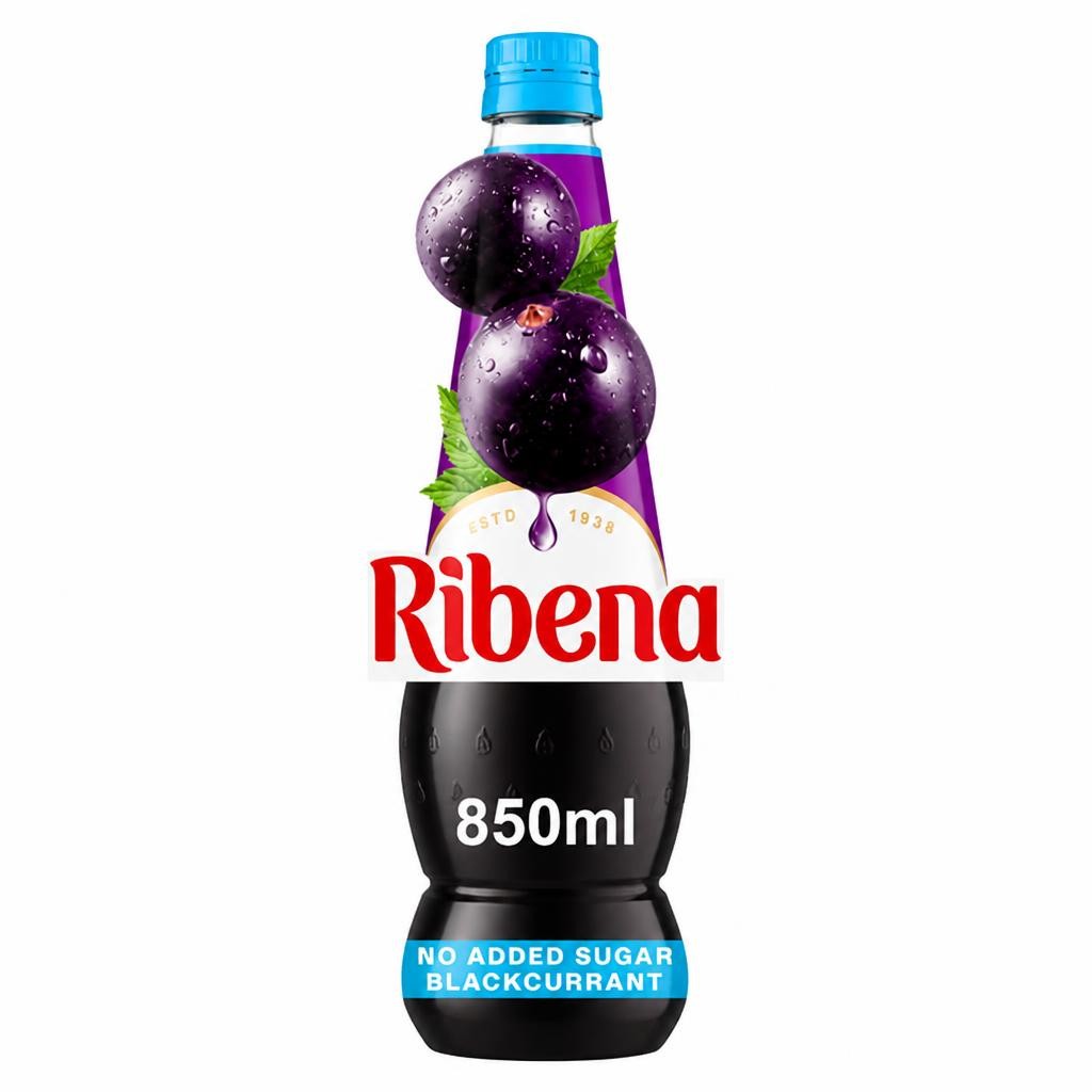 Ribena Blackcurrant Squash No Added Sugar 850ml