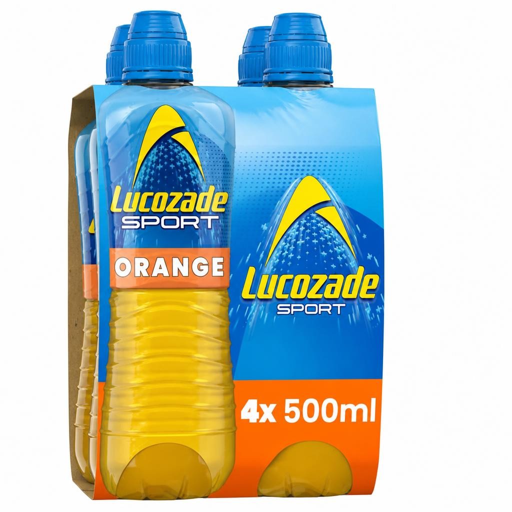Lucozade Sport Drink Orange 4x500ml