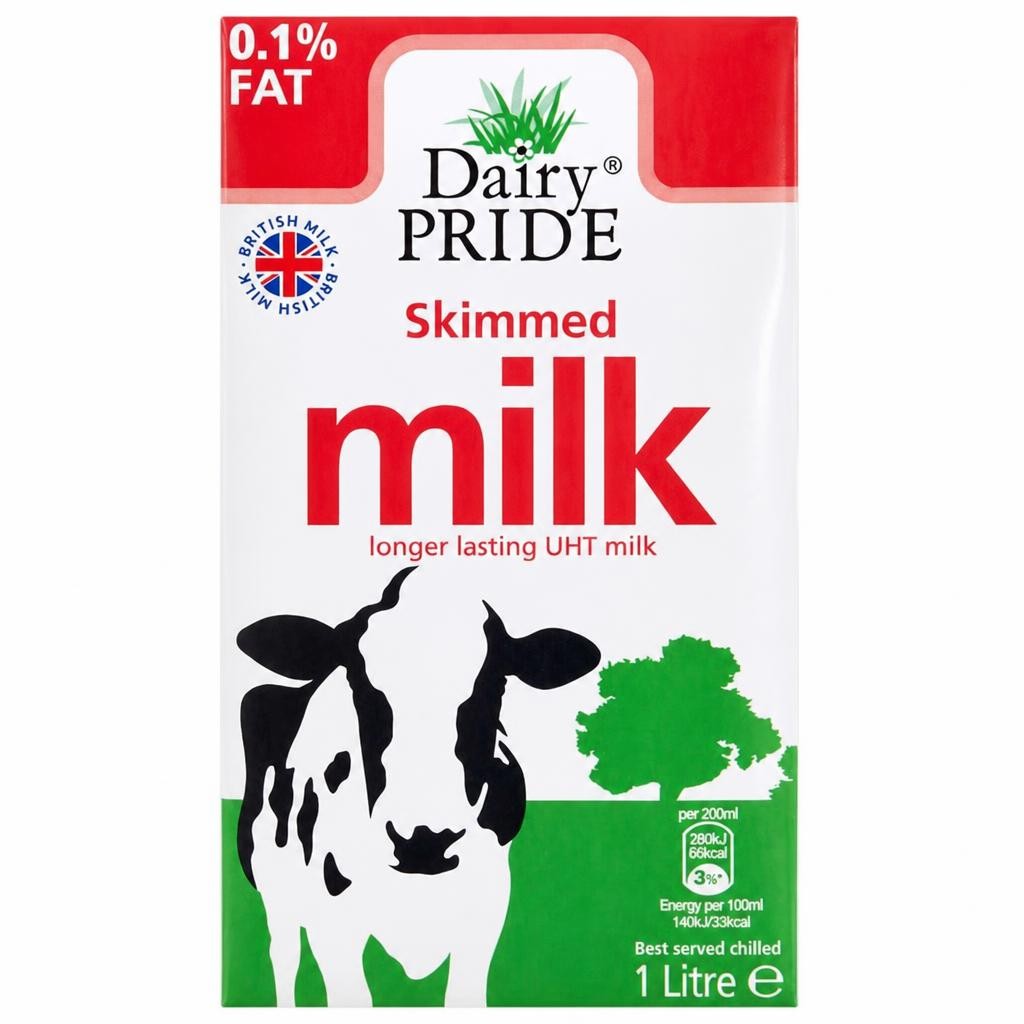 Dairy Pride UHT Skimmed Milk 1L