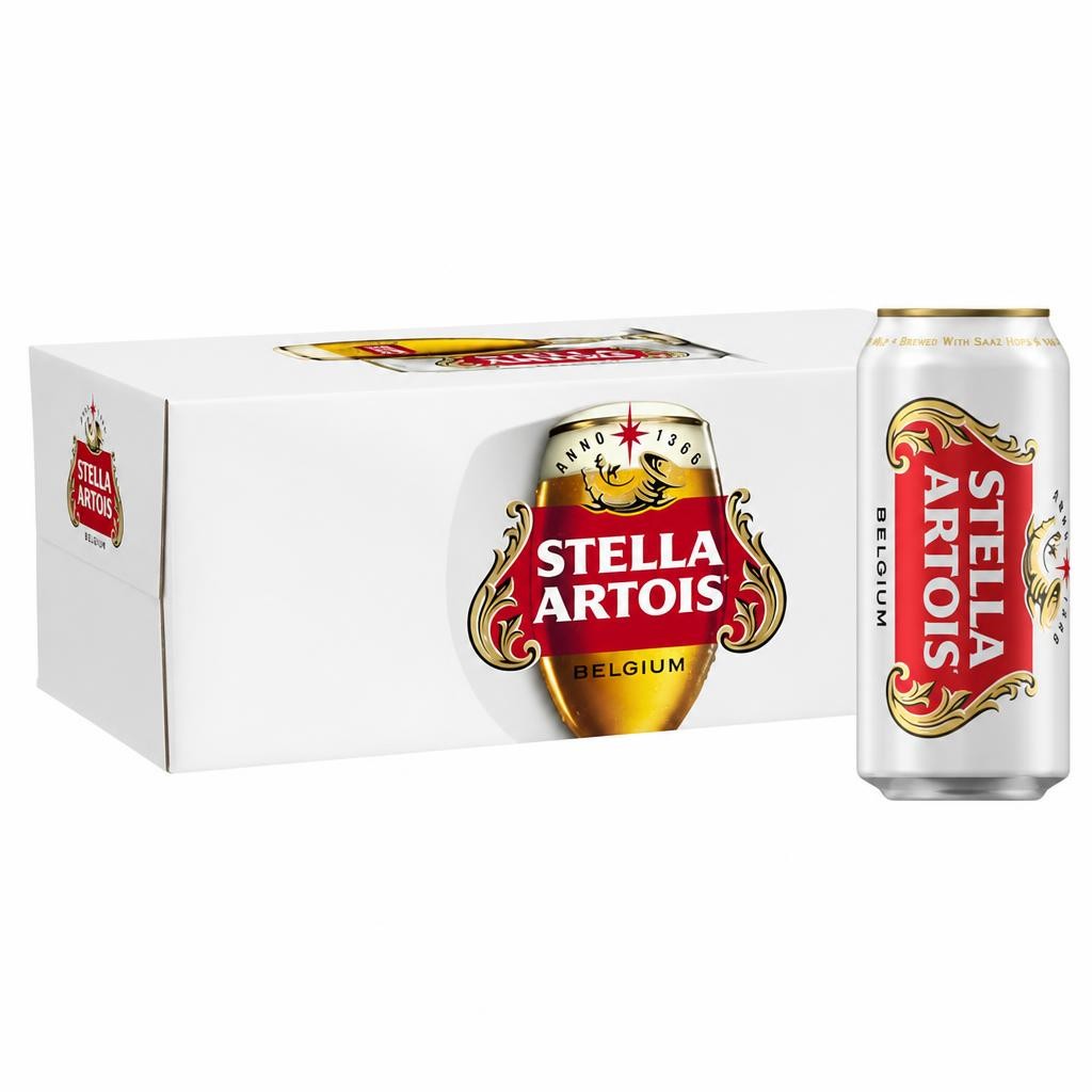 Stella Artois Belgium Premium Lager Beer 18 x 440ml