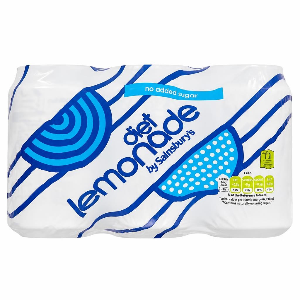 Sainsbury's Diet Lemonade 6x330ml