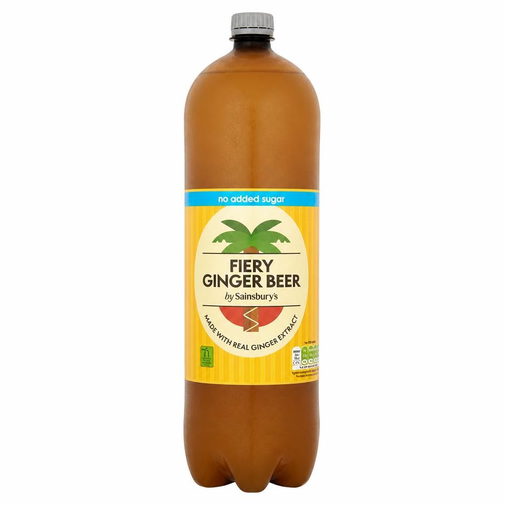 Sainsbury's Diet Ginger Beer, No Added Sugar 2L