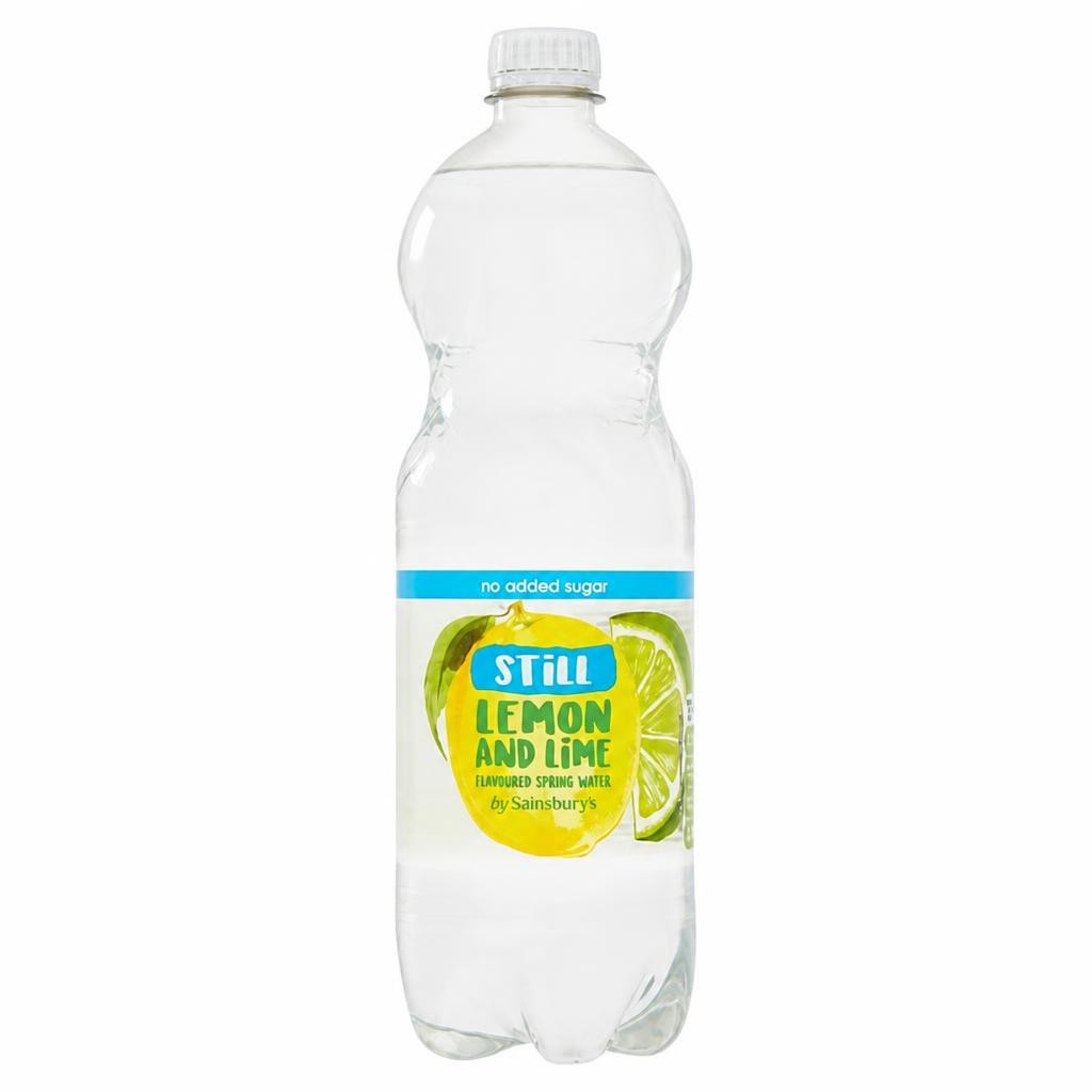 Sainsbury's Bottled Still Flavoured Water, Lemon & Lime 1L