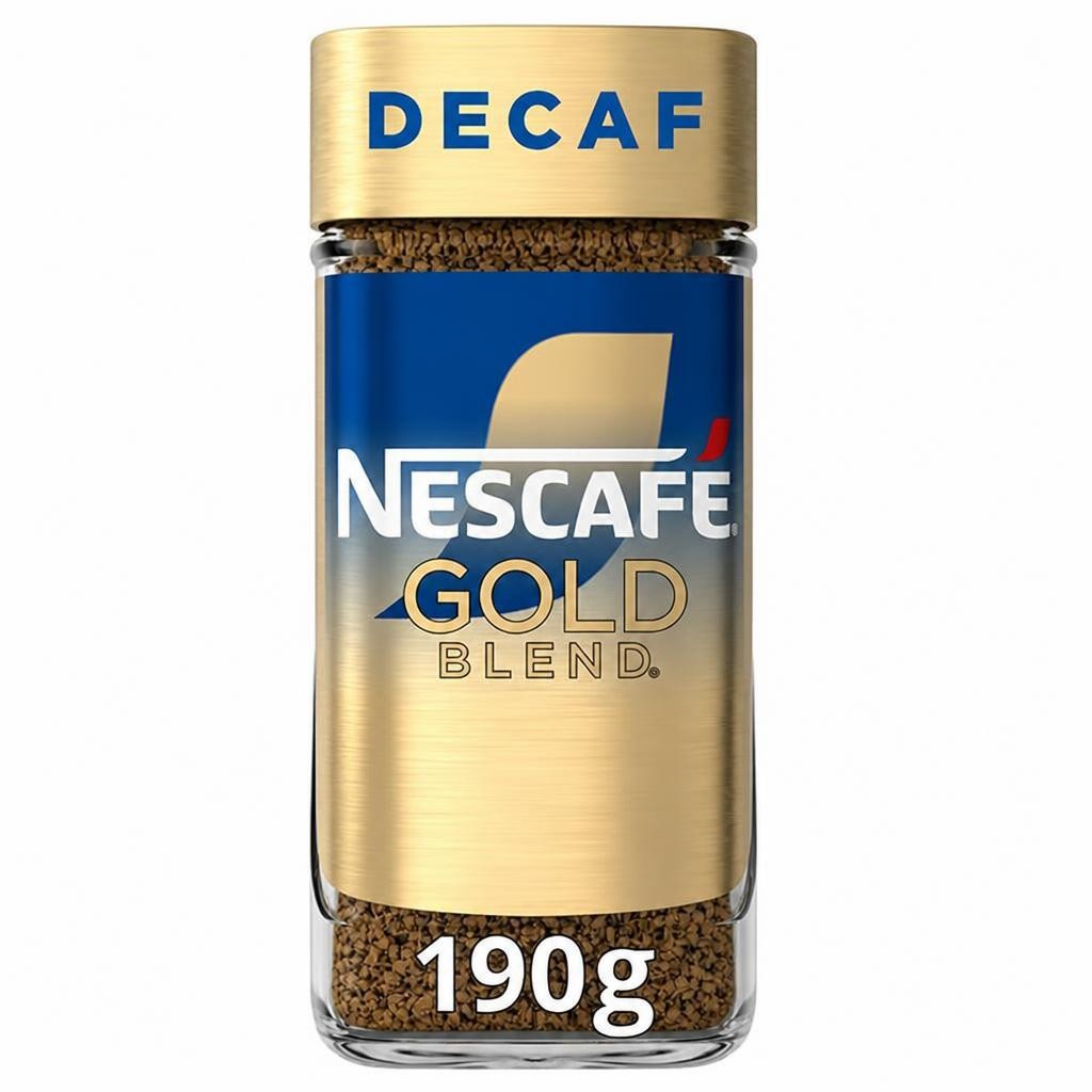 Nescafe Gold Blend Decaf Instant Coffee 190g