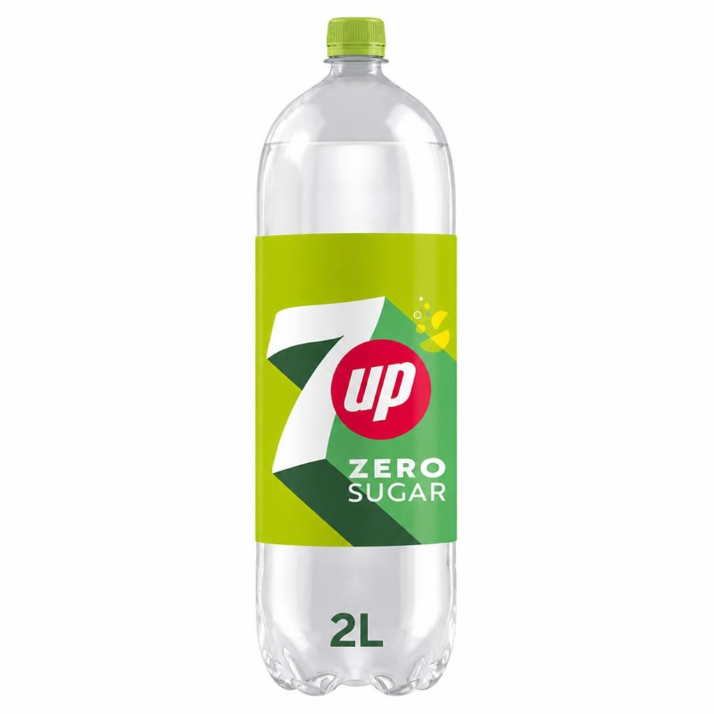7UP Zero Sugar Lemon & Lime Bottle 2L