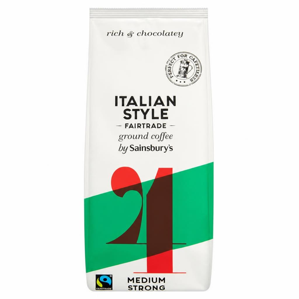 Sainsbury's Italian Style Coffee, Strength 4 454g