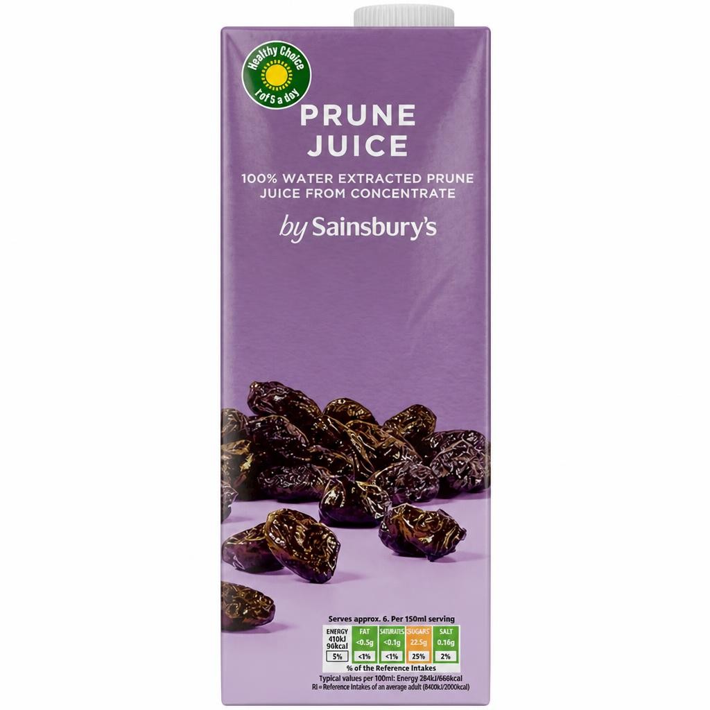 Sainsbury's Pure 100% Prune Juice 1L