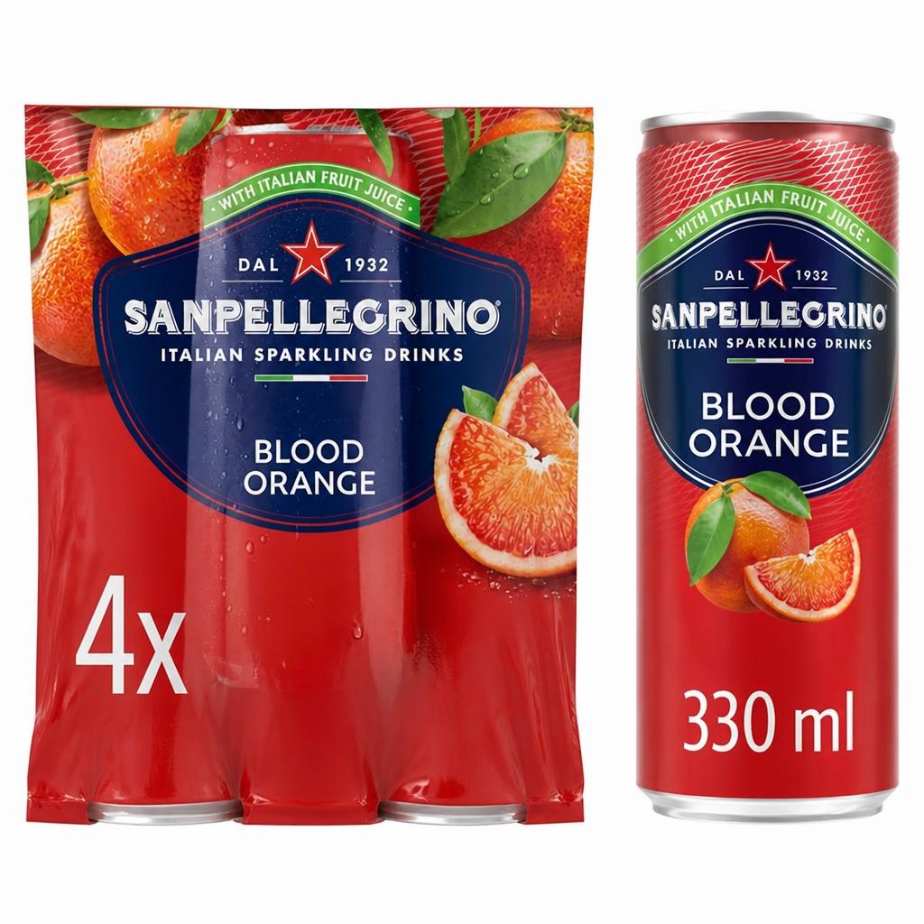 San Pellegrino Blood Orange 4 x 330ml