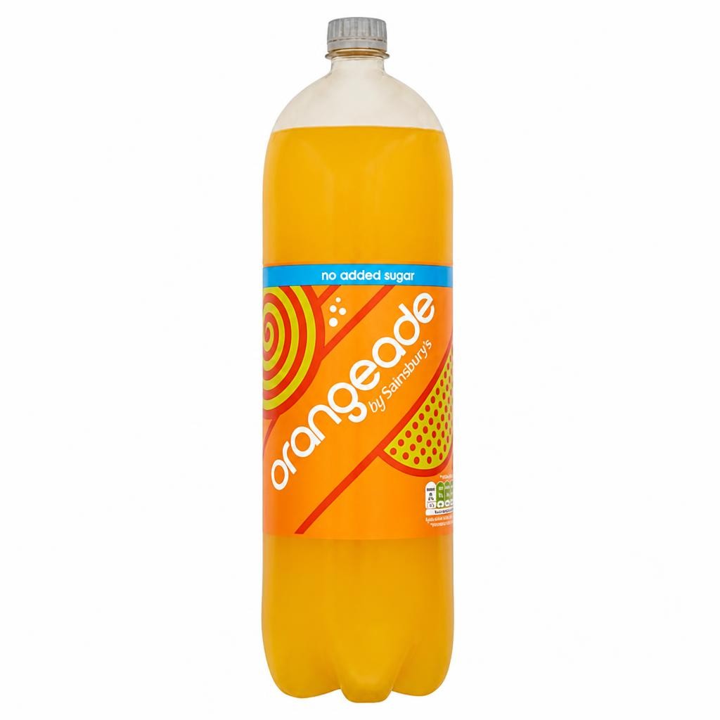 Sainsbury's No Added Sugar Orangeade 2L