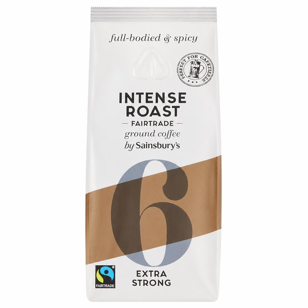 Sainsbury's Fairtrade Intense Roast Coffee 227g