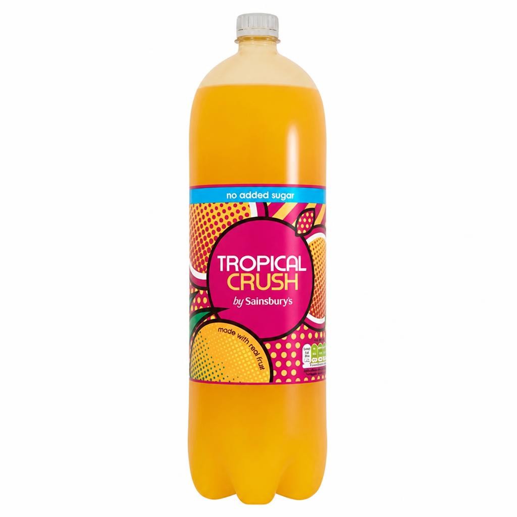 Sainsbury's No Added Sugar Tropical Crush Drink 2L