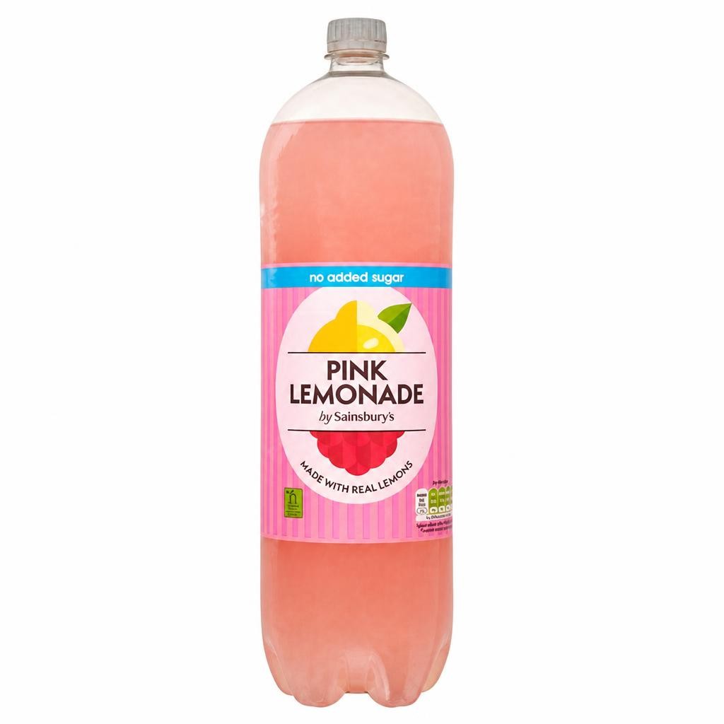Sainsbury's Pink Lemonade, Zero Added Sugar 2L
