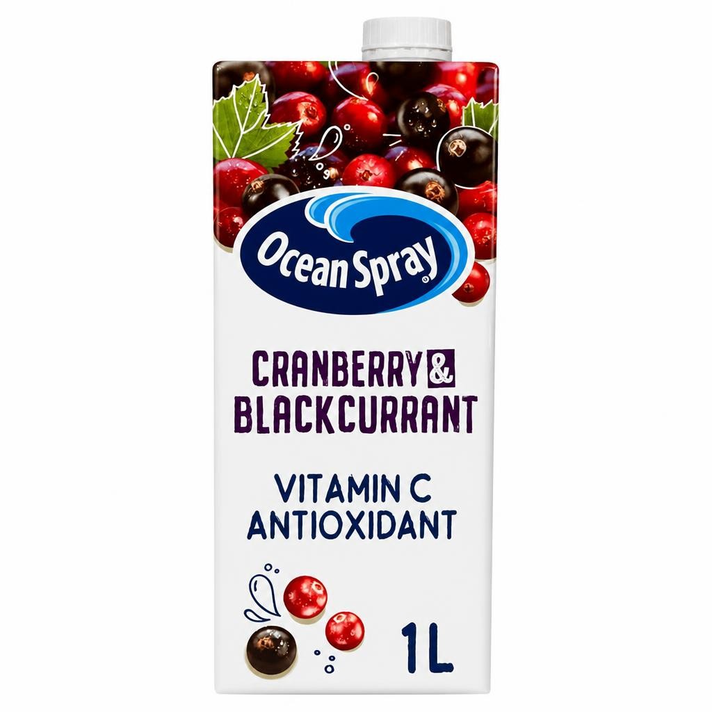 Ocean Spray Juice Drink, Cranberry & Blackcurrant 1L